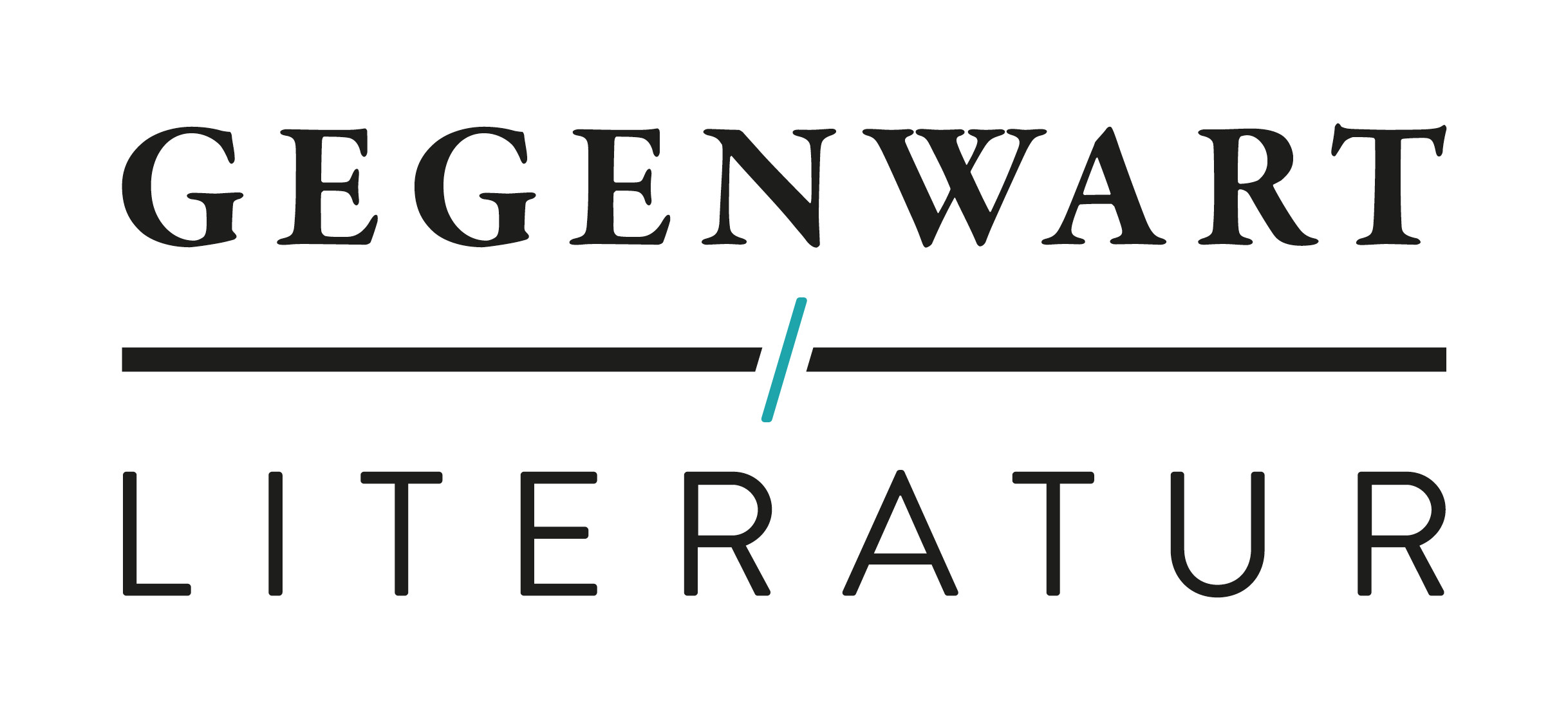 Logo Graduiertenkolleg Gegenwart/Literatur ohne Unterzeile (2. Kohorte)