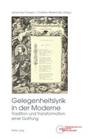 Buchcover Gelgenheitslyrik