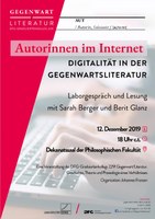 Laborgespräch_Autorinnen im Internet_Plakat