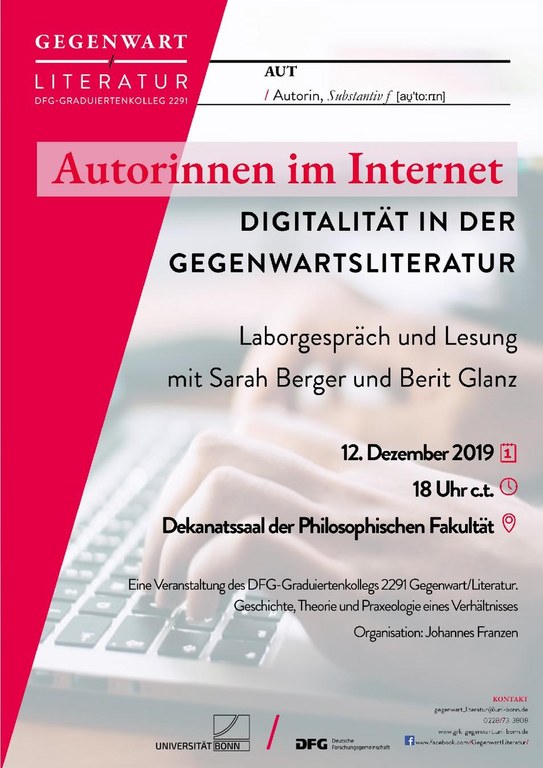 Laborgespräch_Autorinnen im Internet_Plakat