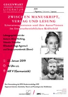 Zwischen Manuskript_Plakat