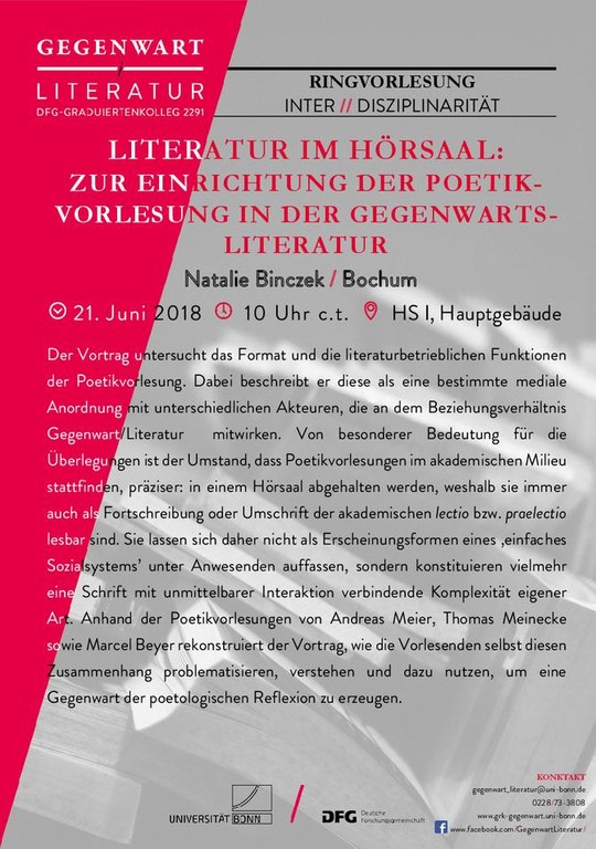 Literatur im Hörsaal_Flyer