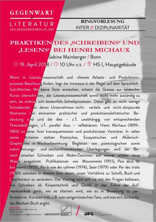 Praktiken des Schreibens_Flyer