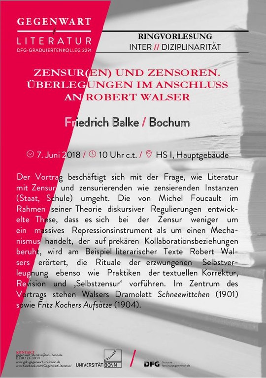 Zensuren und Zensoren_Flyer